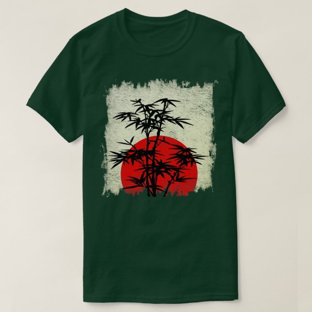 Japansk bamboo1 t shirt (Design framsida)