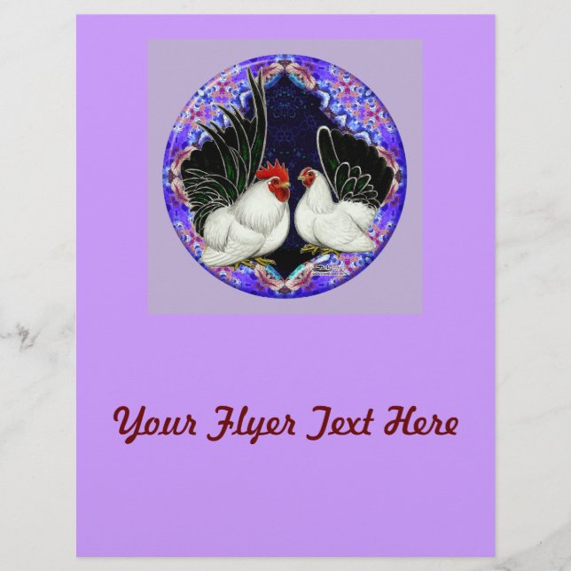 Japansk bantam Circle Reklamblad (Framsidan)