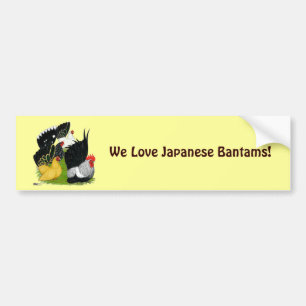 Japansk Bantamkvartett Bildekal