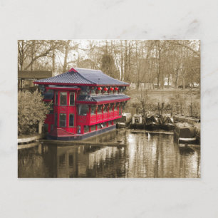 Japansk båt vykort