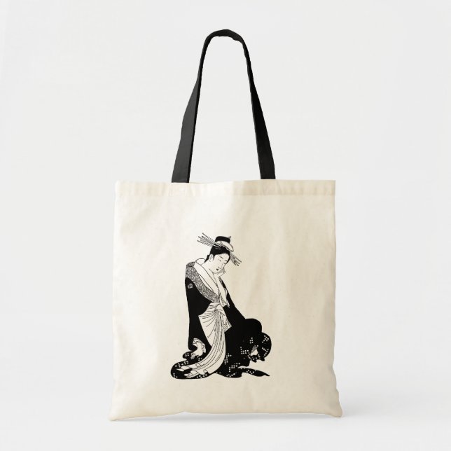 Japansk begrundande Eishi hänger lös Tygkasse (Framsidan)