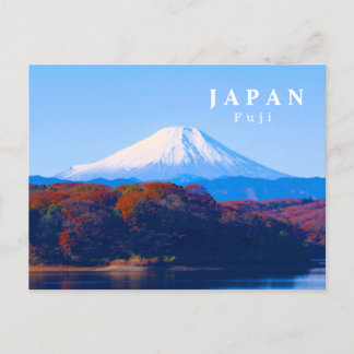 Japansk Berömd Fuji Postcard Vykort