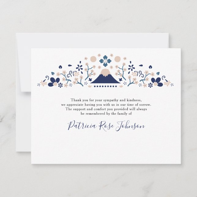 Japansk blå Tack (Framsida)