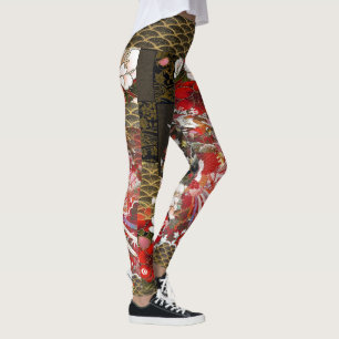 Japansk bladguldGeisha Fondo Leggings