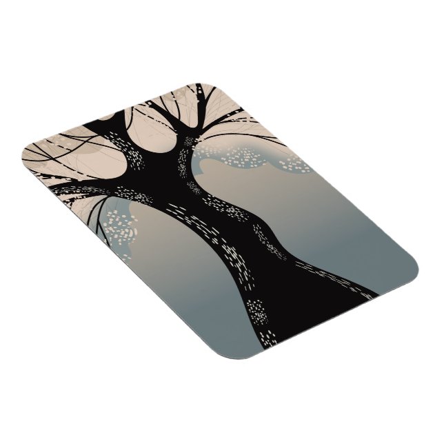 Japansk Blommar träd Magnet (Högersidan)