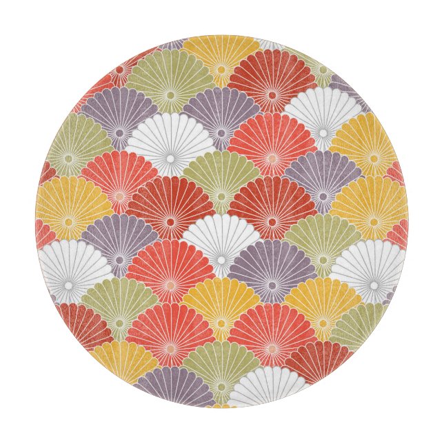 Japansk Blommigt Wave: Färgfull Vintage (Framsidan)