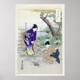 Japansk blomning art (1896) poster