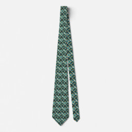 Japansk blomsterteal guld slips