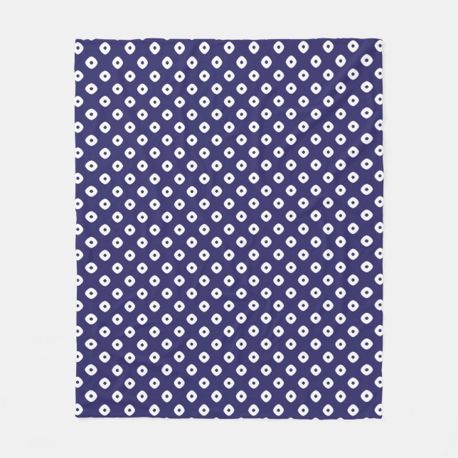 Japansk Blue Fleece Blanket (Framsidan)