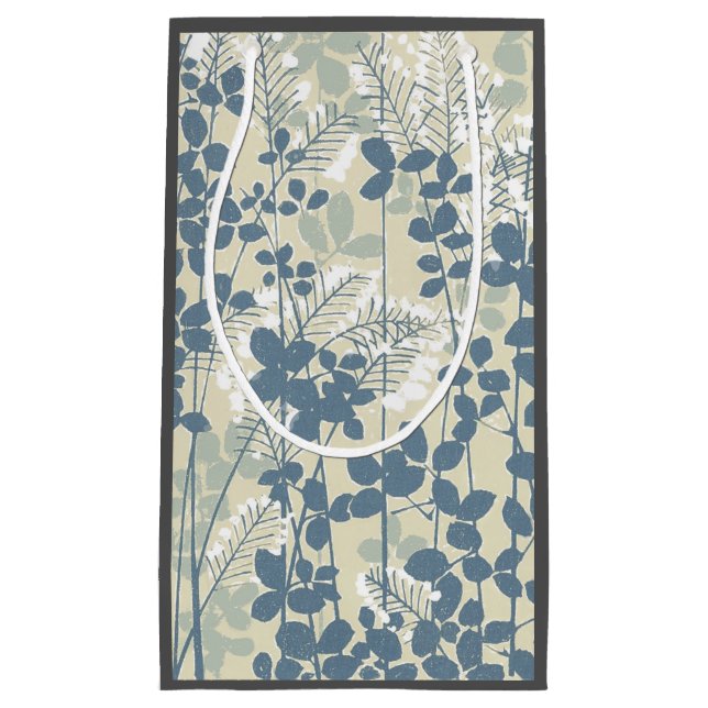 Japansk Blue Löv Flower (Framsidan)