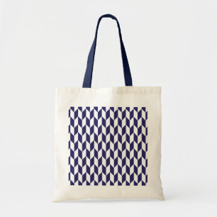Japansk Blue Tote Bag Tygkasse