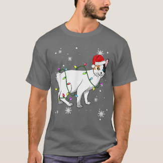Japansk Bobtail Cat-julklapp, Ljus, julklapp T Shirt