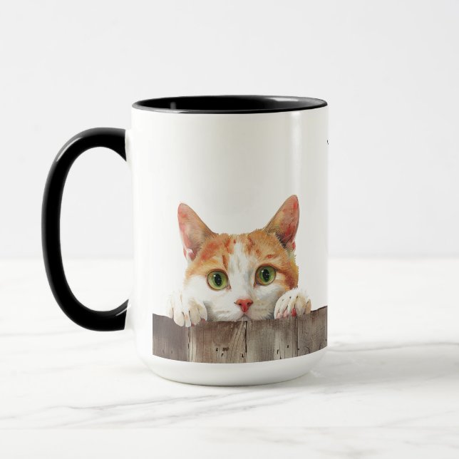 Japansk Bobtail Cat Mugg (Vänster)