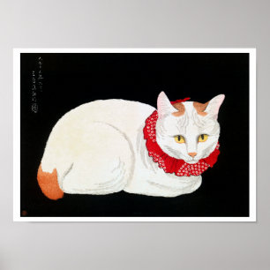 Japansk Bobtail Cat, Shotei Poster