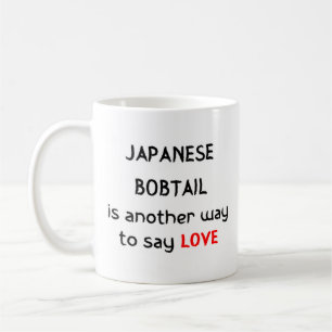 japansk bobtail-kaffe kärlek mugg