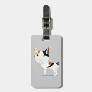 Japansk Bobtail karikatyr Bagagebricka