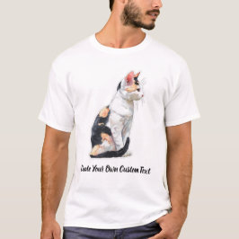 Japansk Bobtail Katt Skapa Din Egen Anpassad Text  T Shirt