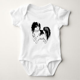 Japansk Bodysuit för hakahundbaby T Shirt