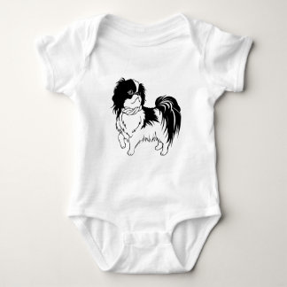 Japansk Bodysuit för hakahundbaby T Shirt