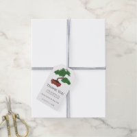 Japansk Bonsai Träd Wedding Favor Tack