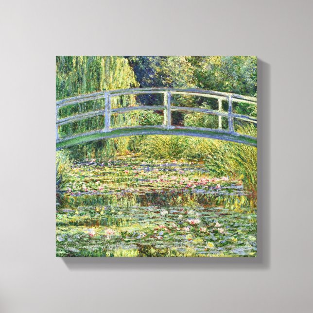 Japansk Bridge Claude Monet Fine Art Canvastryck (Framsida)