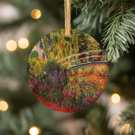 Japansk Bridge | Claude Monet Julgransprydnad Keramik