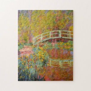 Japansk Bridge Monet Fine Art Pussel