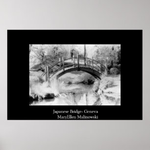 Japansk Bridge Poster
