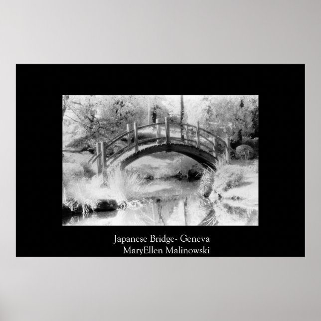 Japansk Bridge Poster (Framsidan)
