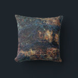 Japansk bro av Claude Monet, Vintage Fine Art Kudde<br><div class="desc">Japanska bron (1919-1924) av Claude Monet är en vintage imponerande bra art blommigt naturmålning. En del av en serie japanska fotbollsmålningar som Monet målade i sina blomsterträdgårdar i vår i Giverny, Frankrike. Om konstnären: Claude Monet (1840-1926) var en av grundarna av den Fransk målningsrörelsen och de flesta av hans målningar...</div>