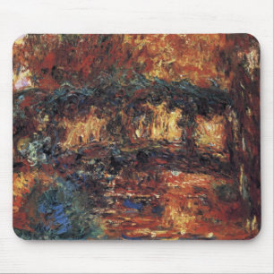 Japansk bro av Claude Monet, Vintage Fine Art Musmatta