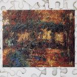 Japansk bro av Claude Monet, Vintage Fine Art Pussel<br><div class="desc">Japanska bron (1919-1924) av Claude Monet är en vintage imponerande bra konsthantverk som målar i varmtoner på en vacker höstkväll. En del av en serie japanska fotbollsmålningar som Monet målade i sina vår-blomsterträdgårdar i Giverny, Frankrike. Om konstnären: Claude Monet (1840-1926) var en av grundarna av den Fransk målningsrörelsen och de...</div>