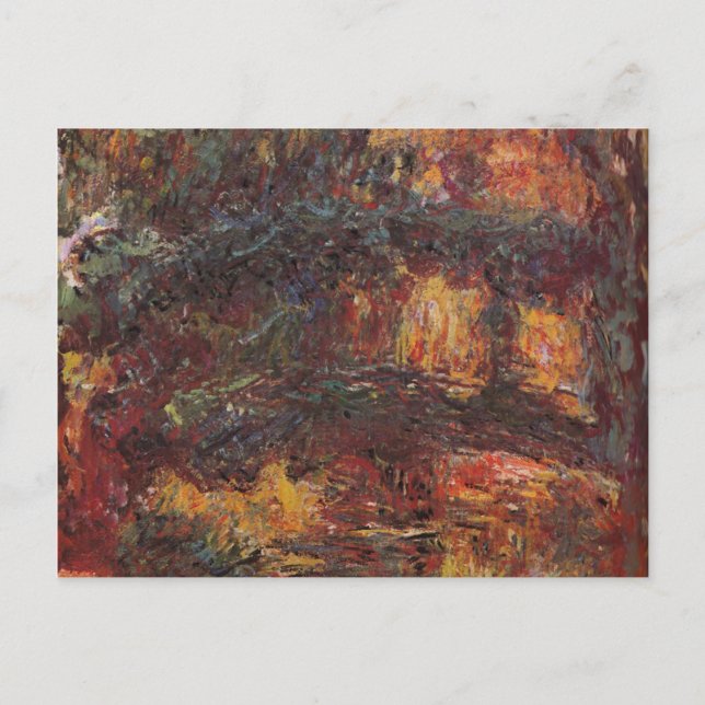 Japansk bro - Claude Monet - c1920 Vykort (Framsida)