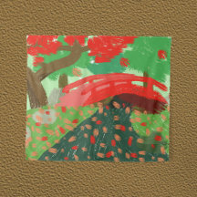 Japansk brygga under maple