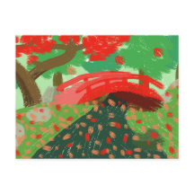 Japansk brygga under Maple-vykort