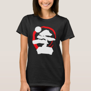 Japansk buddhist Bonsai Japansk kultur Bonsai Tre T Shirt
