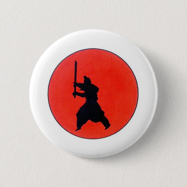 Japansk Bushido 6 Cm Round Badge Knapp (Framsida)