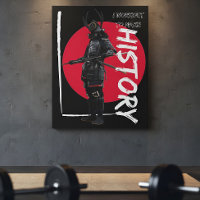 Japansk Bushido-dekoration - Retro uppgående sol S