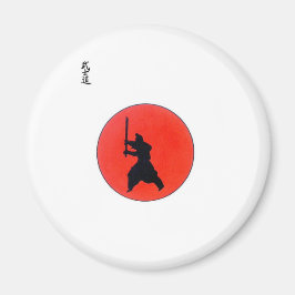 Japansk bushido Way Warrior Magnet