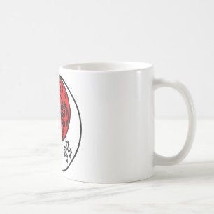 Japansk Calligraphy för Shotokan resningsol - Kaffemugg