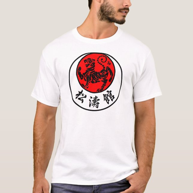 Japansk Calligraphy för Shotokan resningsol - Tee (Framsida)