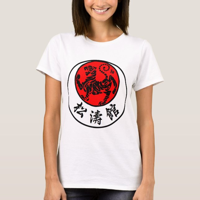 Japansk Calligraphy för Shotokan resningsol - Tee (Framsida)
