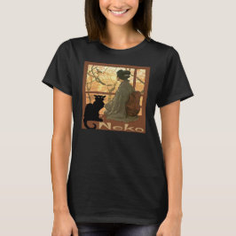 Japansk Cat Neko T-shirt