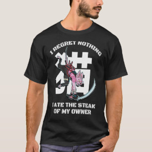 Japansk Cat Samurai Katana Sameowrai Catana Cat T Shirt
