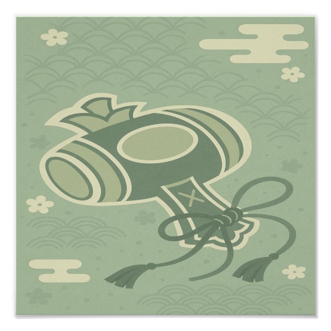 Japansk charm ∣ den lyckliga konstanten fototryck (Framsidan)