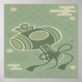 Japansk charm ∣ den lyckliga konstanten poster