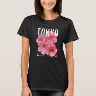 Japansk Cherry Blommar Artwork Tokyo Japan Aesthe T Shirt