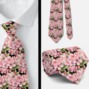 Japansk Cherry Blommar Neck TIe Slips