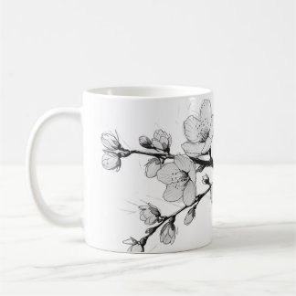 Japansk Cherry Blommar Sakura Mugg2 Kaffemugg