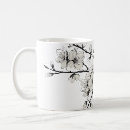 Japansk Cherry Blommar Sakura Mugg3 Kaffemugg